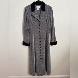 Vintage 90s Studio C Fur Collar Jacket Size 10